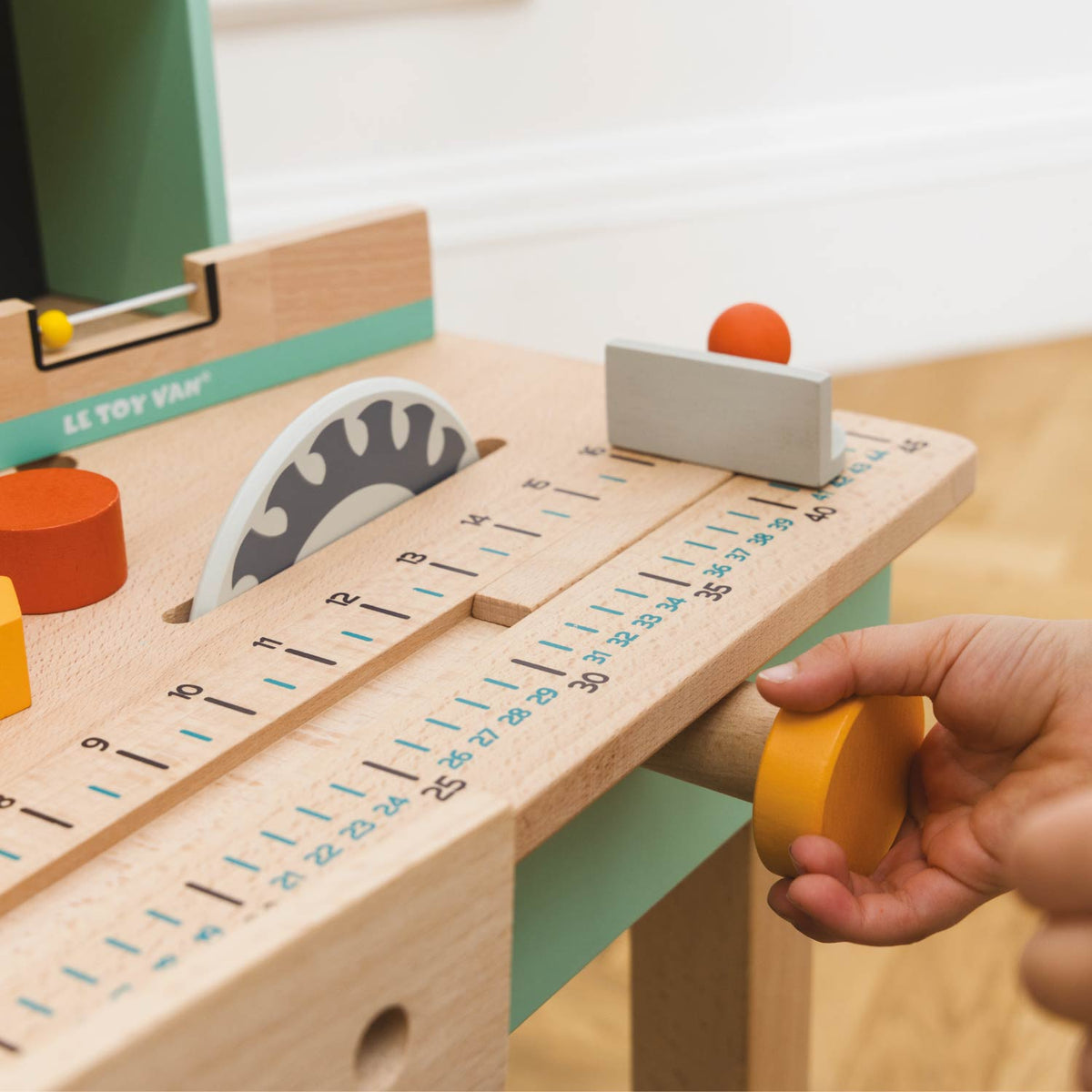 Mags Toys Wooden Kids Workbench Tool Set – Pretend Play Workshop